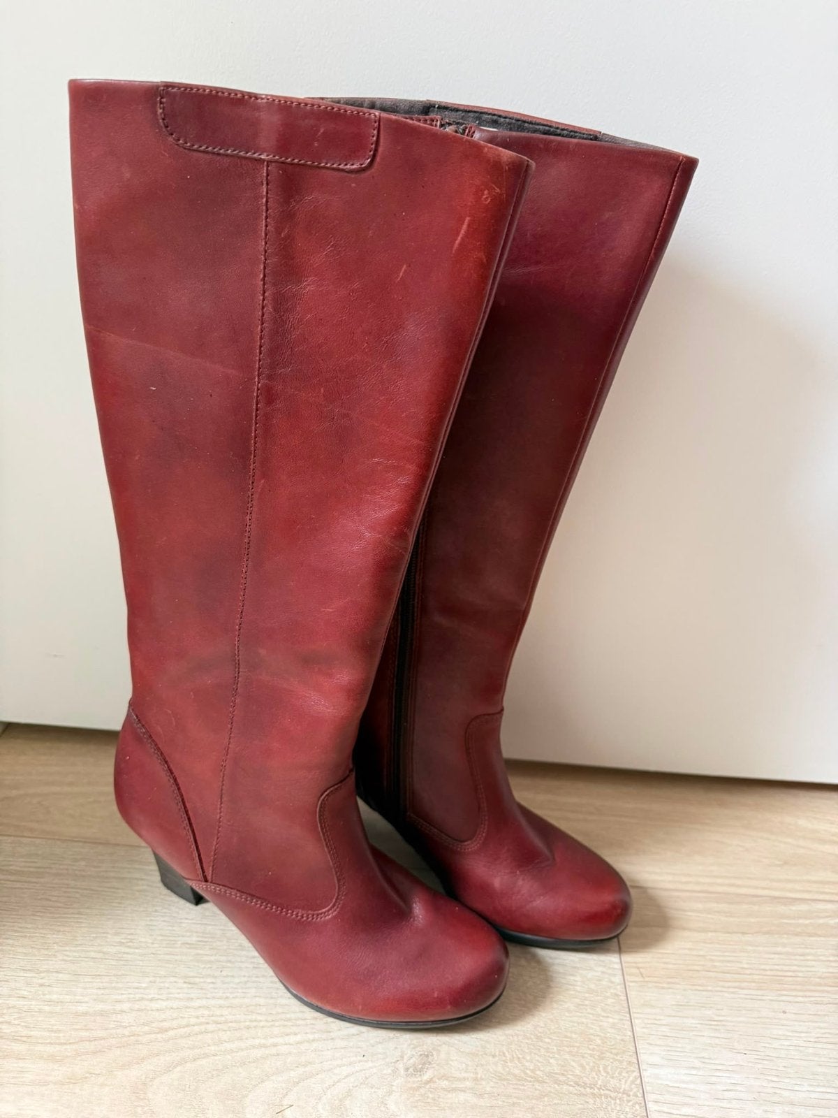 Bonita dames laarzen maat 38 cognac, Kleding | Dames, Schoenen, Hoge laarzen, Ophalen of Verzenden, Zo goed als nieuw, Rood