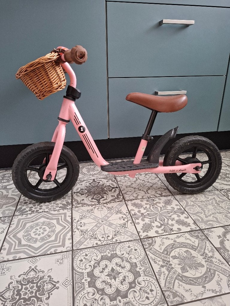 Tk loopfiets roze Bandits and Angels, Ophalen, Gebruikt, 14 inch of minder, Bandits and Angels