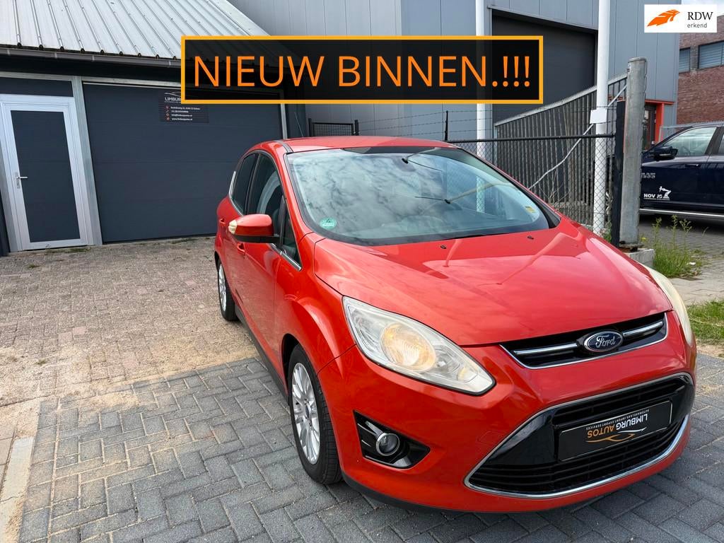 Ford C-Max 1.6 Titanium Camera PDC Vol Leer Elek Stoelen 1st, Voorwielaandrijving, Gebruikt, Zwart, 150 pk