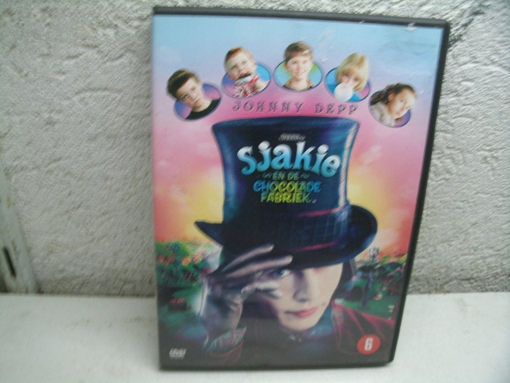 dvd 247k sjakie en de chocolade fabriek, Alle leeftijden, Ophalen of Verzenden, Zo goed als nieuw