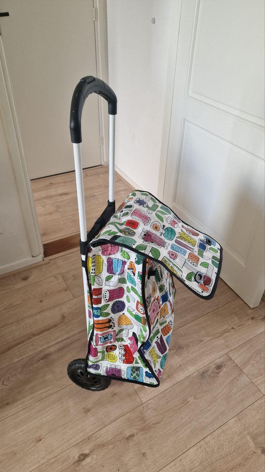 Boodschappenwagen van Ikea, Ophalen, Gebruikt