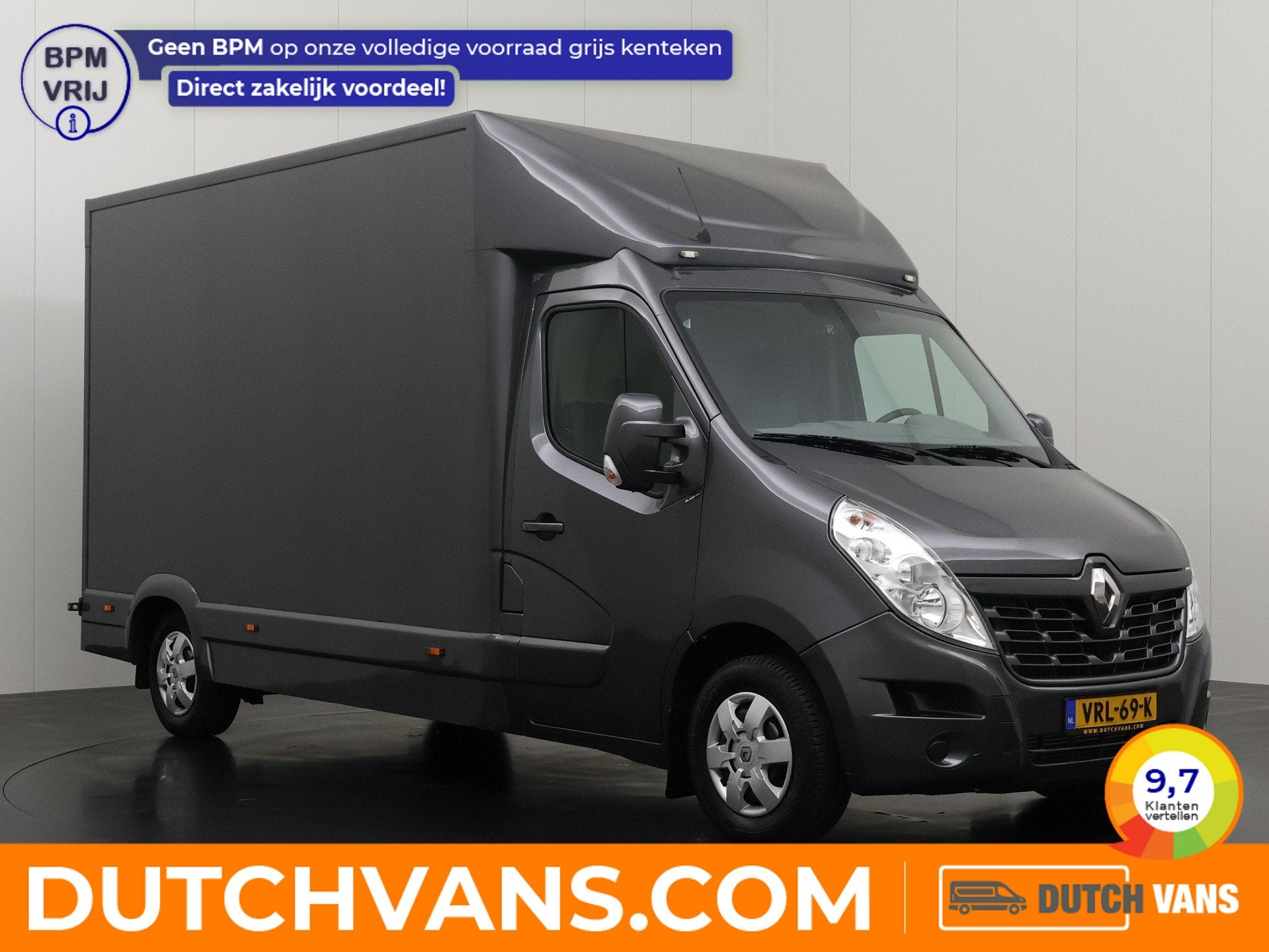 Renault Master 2.3DCi 170PK Speciaalbouw Bakwagen | Euro 6 |, Auto's, Voorwielaandrijving, Euro 6, 4 cilinders, Renault