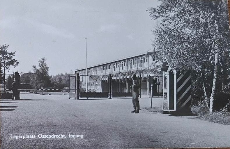 Ossedrecht- Legerplaats- Op wacht, Verzenden, 1940 tot 1960, Gelopen, Gelderland