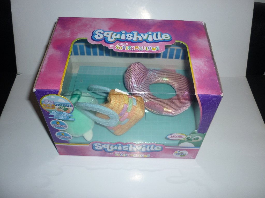 Squishville Pool party / squishmallows / micromallwos, Met doos, Overige typen, Ophalen of Verzenden, Zo goed als nieuw