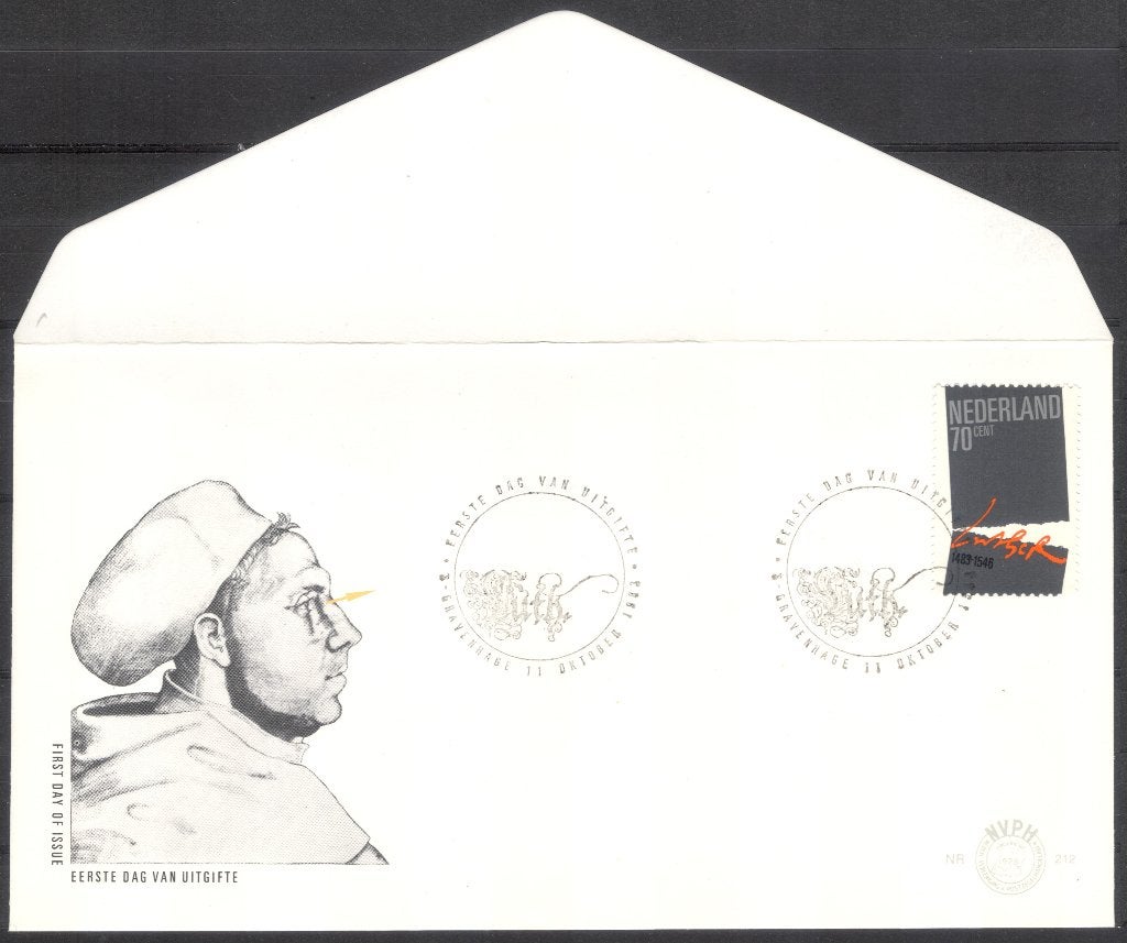 E212 - Luther, Postzegels en Munten, Verzenden, Onbeschreven, Nederland
