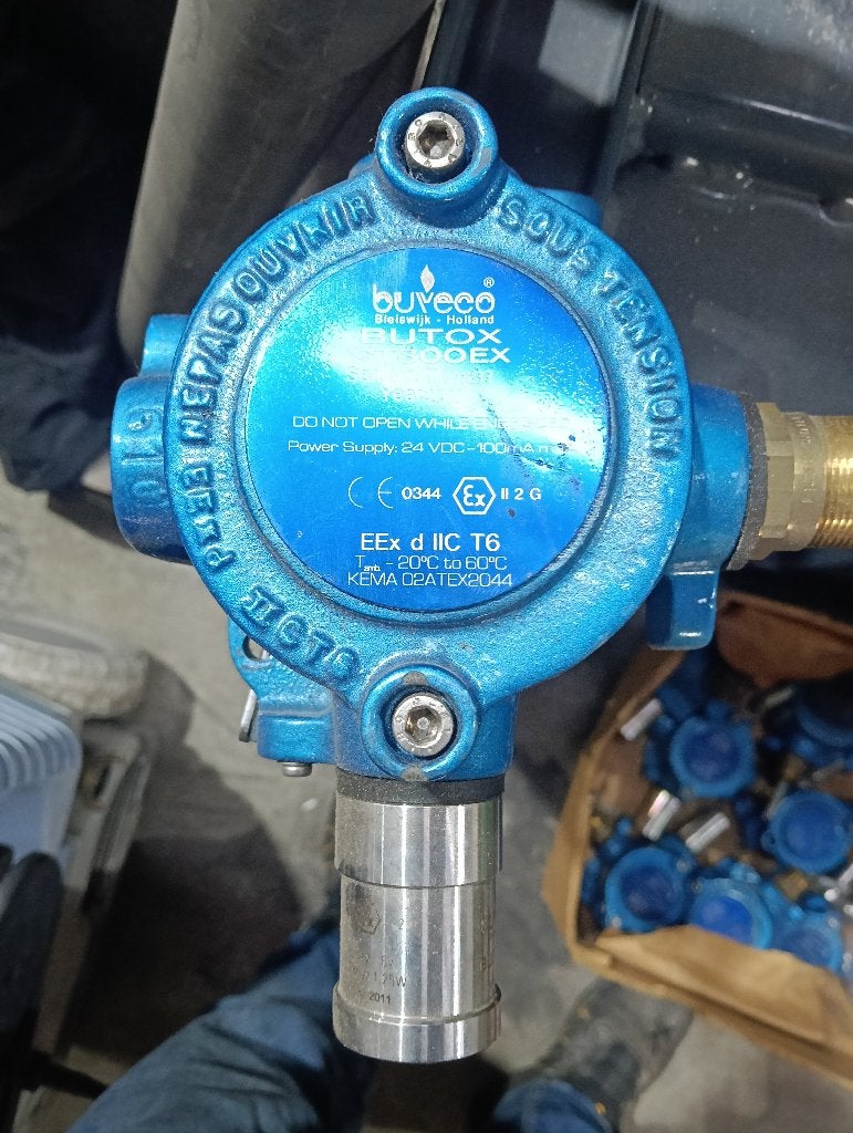 GASDETECTIE SENSOR BUVECO, Ophalen, Gebruikt, Detector, Sensor of Melder, Overige soorten