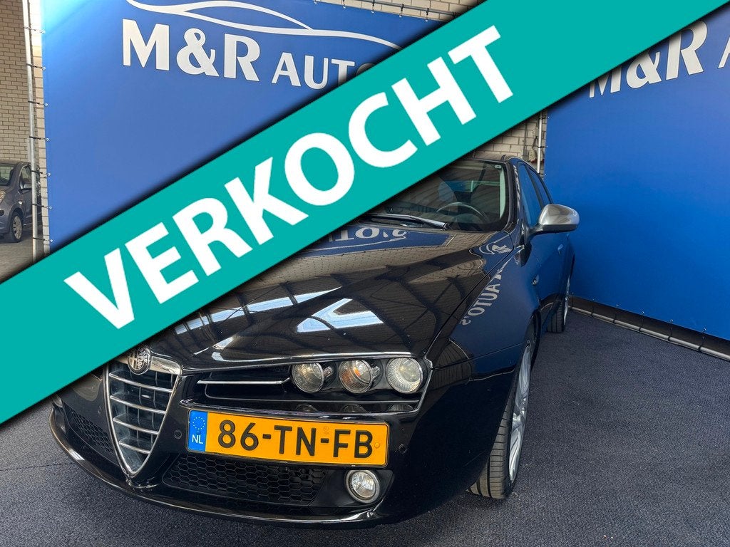 Alfa Romeo 159 Sportwagon 2.2 JTS Sport Nieuwe APK, Auto's, Alfa Romeo, Voorwielaandrijving, Gebruikt, 4 cilinders, Zwart