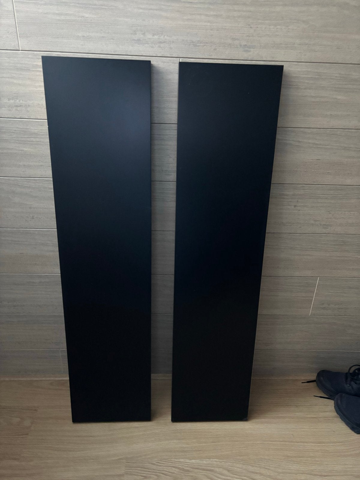 IKEA LACK Wandplanken Zwart met Ophangsysteem, Ophalen, Zo goed als nieuw
