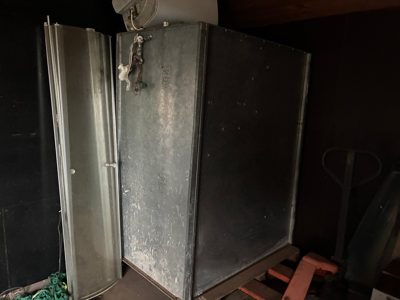 Glazuur box / poedercoating afzuigbox, Ophalen, Gebruikt