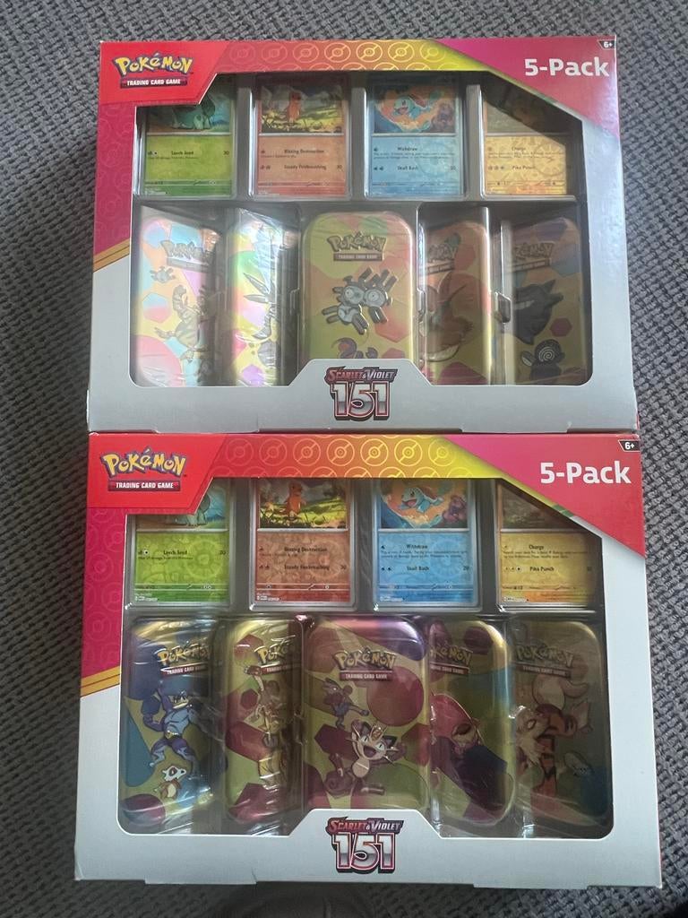 Pokémon Scarlet & Violet 151 5-Pack, Ophalen of Verzenden, Nieuw, Booster