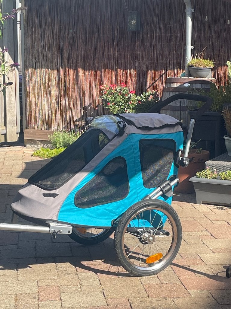 Honden fietskar en buggy, Dieren en Toebehoren, Overige merken, Ophalen, Gebruikt, Hondenfietskar