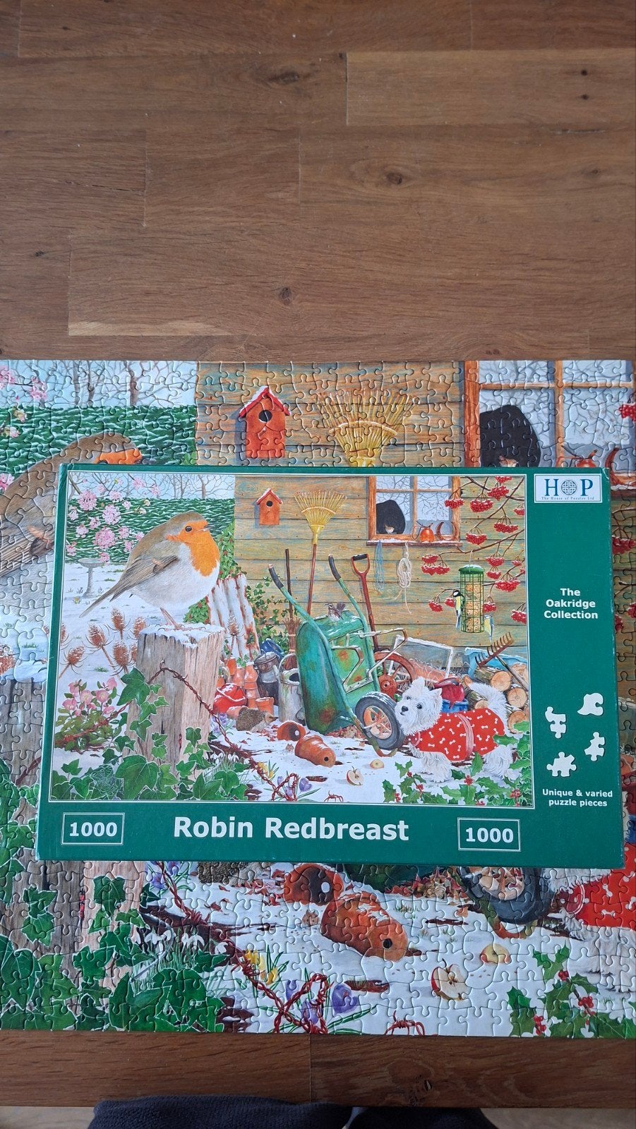 Leuke winterpuzzel van Hop., Ophalen of Verzenden, 500 t/m 1500 stukjes, Zo goed als nieuw