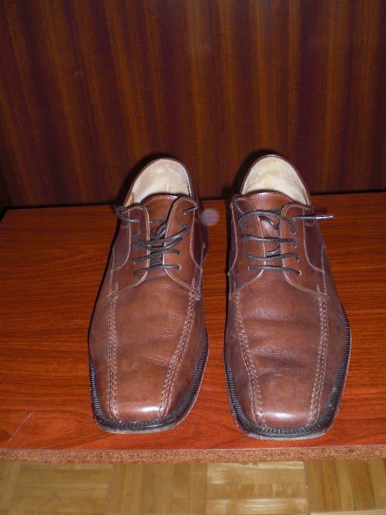 Italiaanse nette leren schoenen Semper Calzature mt 49 bruin, Bruin, Ophalen of Verzenden, Zo goed als nieuw, Semper Calvature