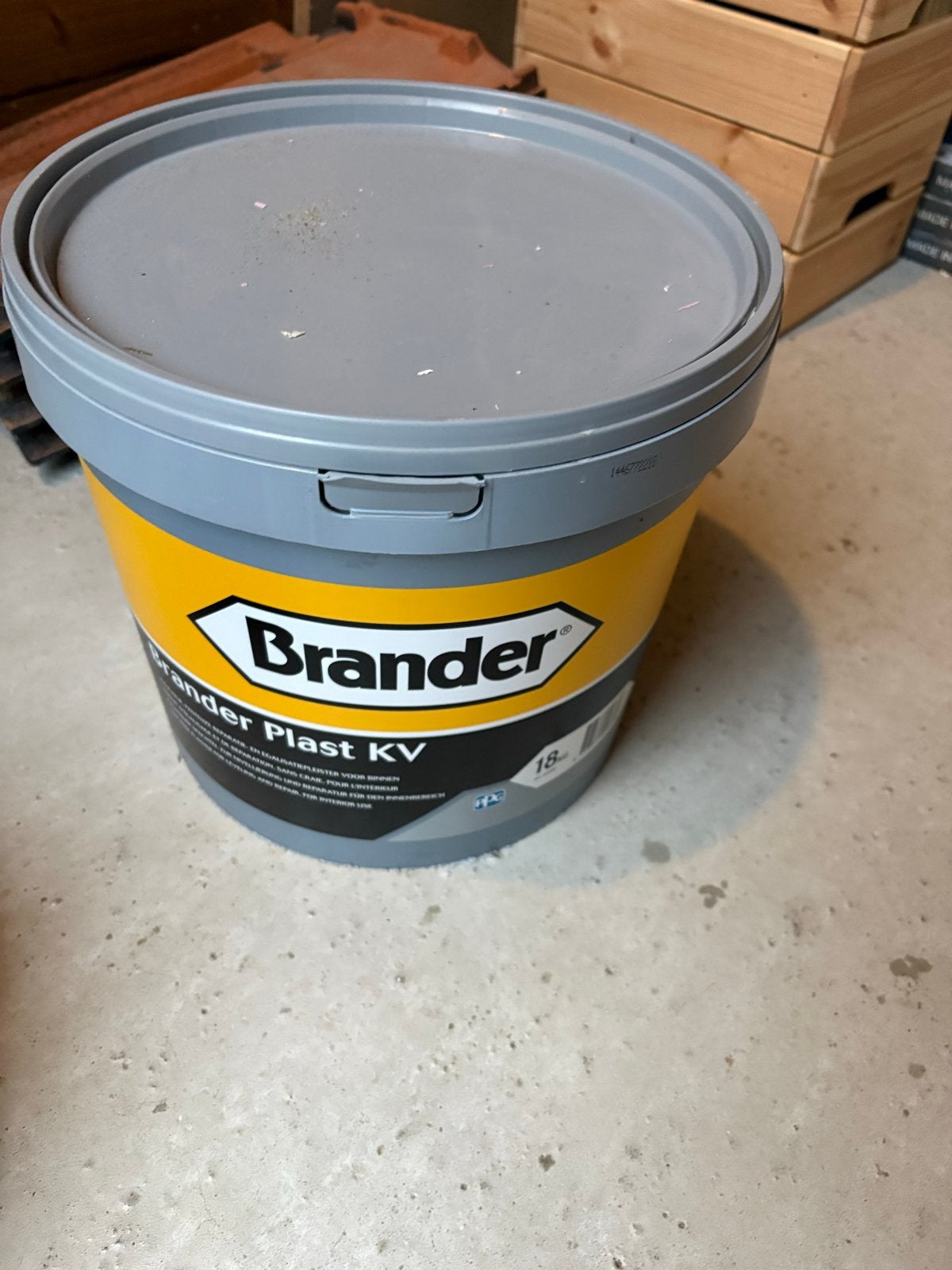 Brander Plast KV - Nieuwe emmer 18kg, Doe-het-zelf en Verbouw, Ophalen, Wit, Nieuw, Verf