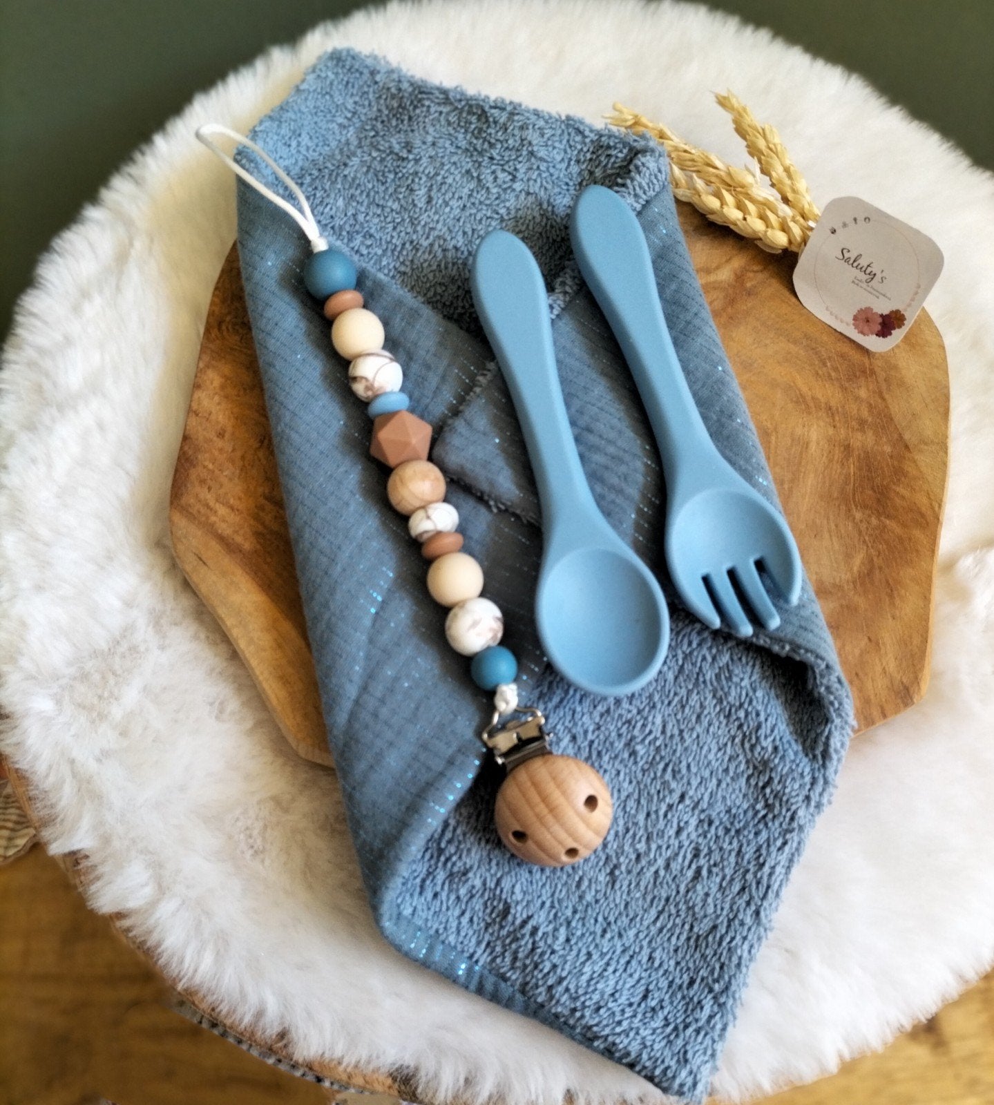 Nieuw • Cadeauset • Thema blauw, Nieuw, Ophalen of Verzenden, Saluty's kinder- en kraamcadeaus, Info@salutys.nl