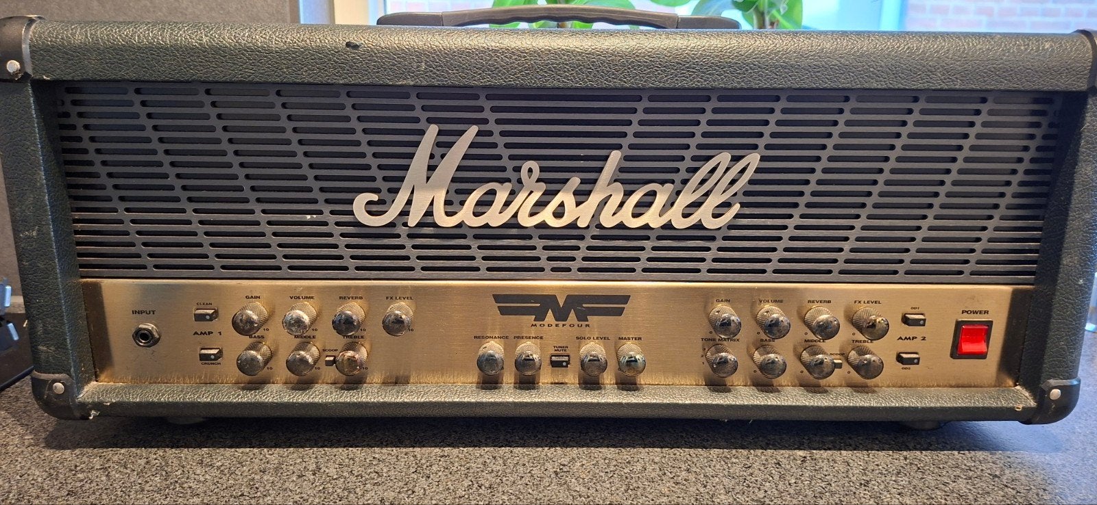 Marshall MF350 Mode Four 350W Gitaarversterker Top, Ophalen