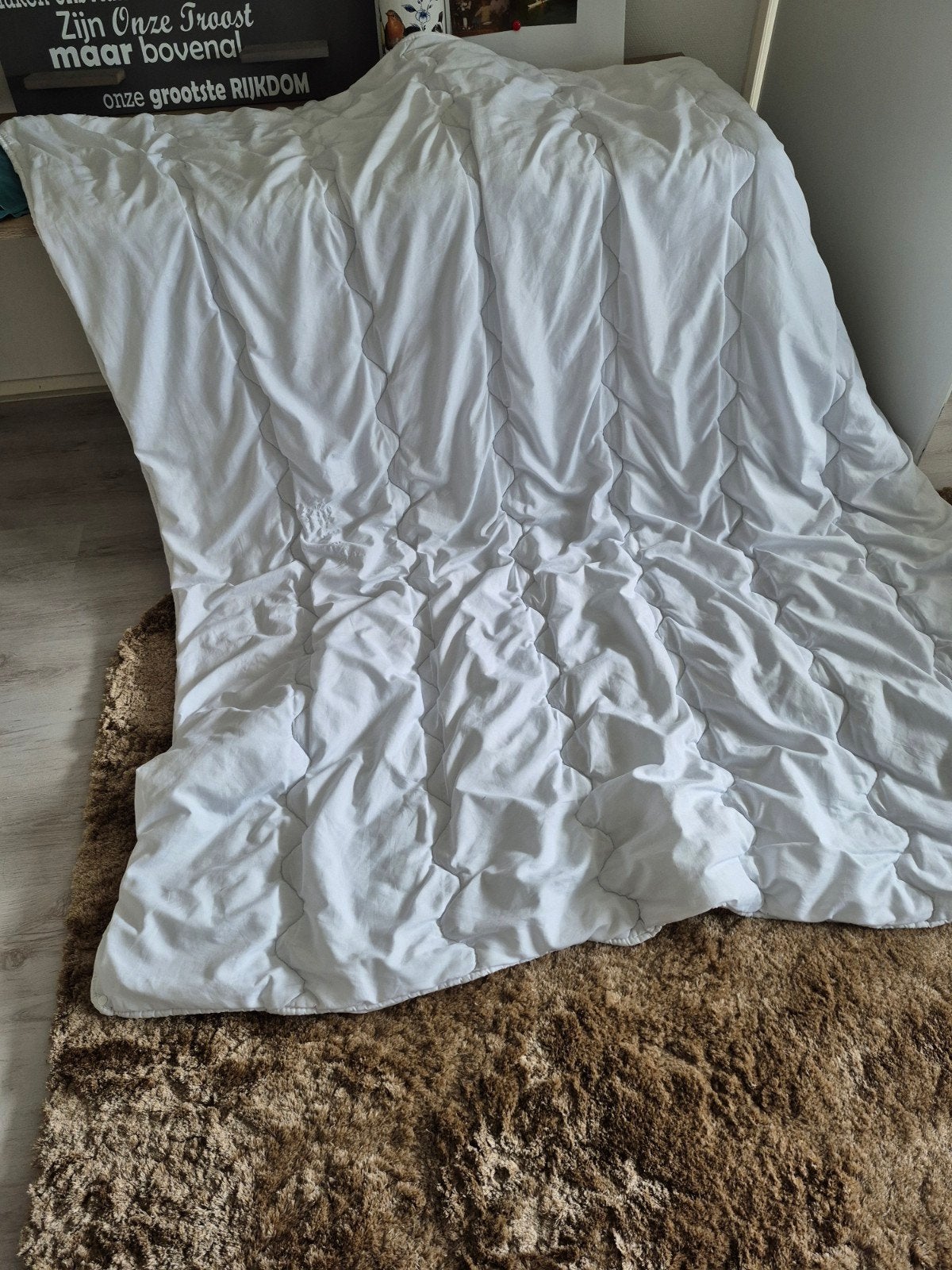 4 seizoenen dekbed, Wit, Tweepersoons, Ophalen of Verzenden, Deken of Dekbed