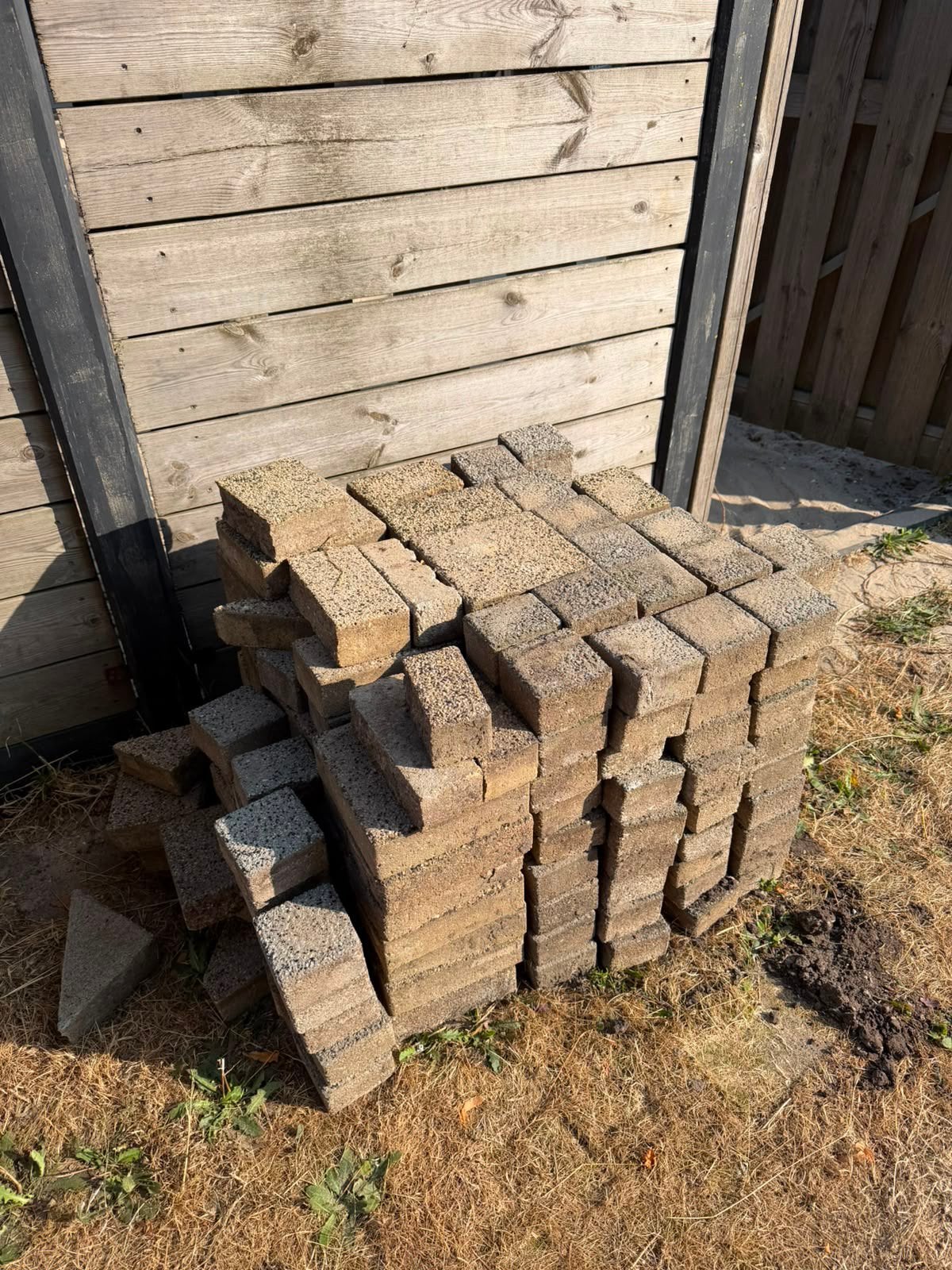 Bestrating restant, Tuin en Terras, Ophalen, Zo goed als nieuw, Beton, Klinkers