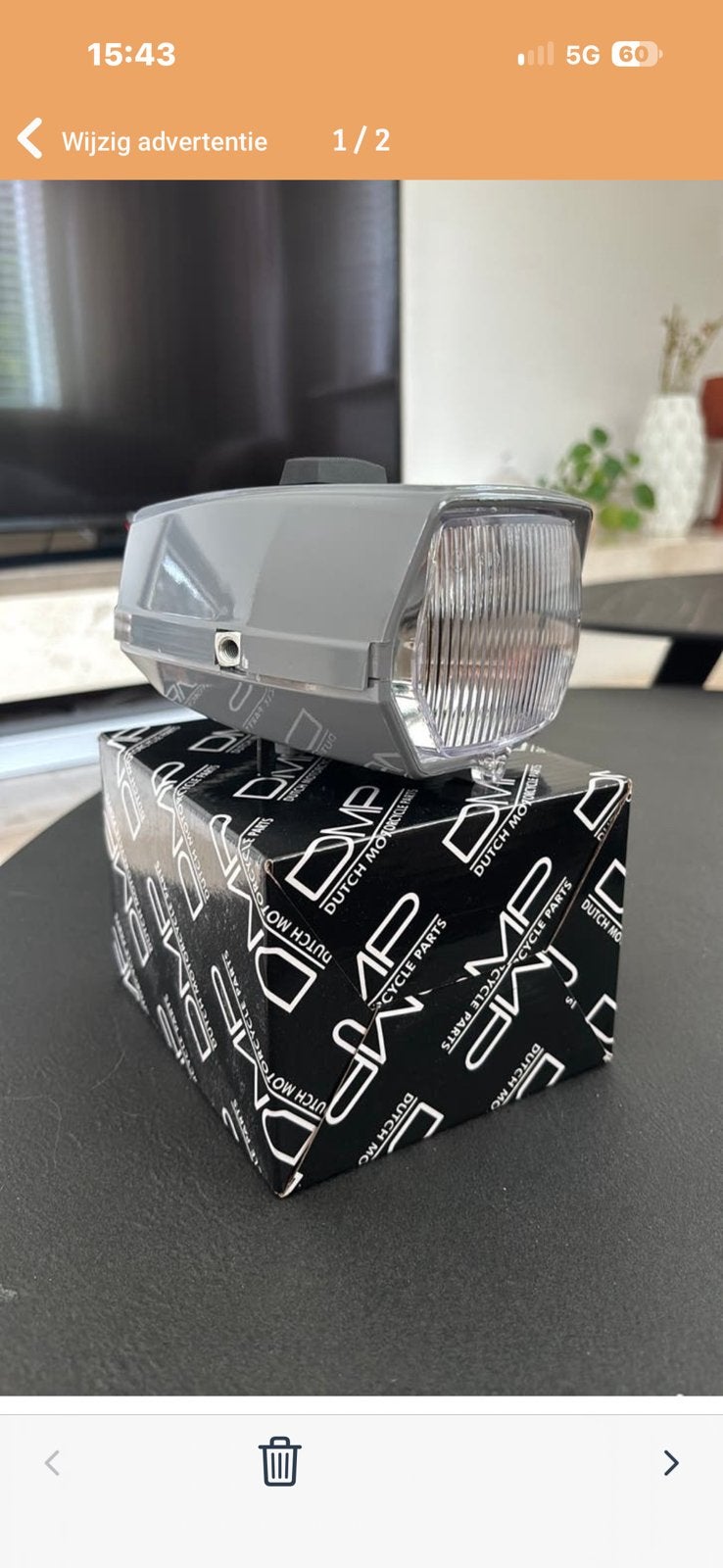 Puch lamp grijs, Ophalen of Verzenden, Nieuw, Koplamp