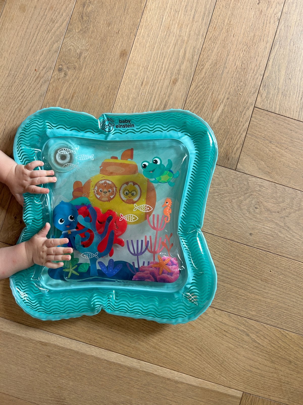 Baby water speelmat sensory splash - Baby Einstein 0 maanden, Ophalen of Verzenden, Zo goed als nieuw, Ontdekken
