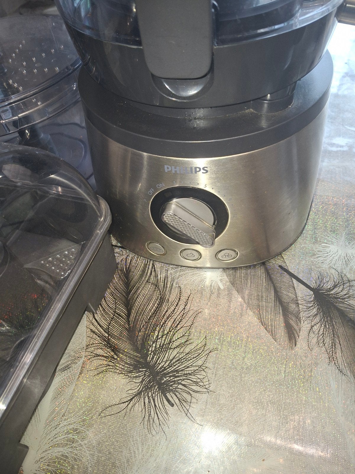Philips Foodprocessor HR7778/00 - Zo goed als nieuw, 3 snelheden of meer, Ophalen of Verzenden, Zo goed als nieuw, 2 tot 3 liter