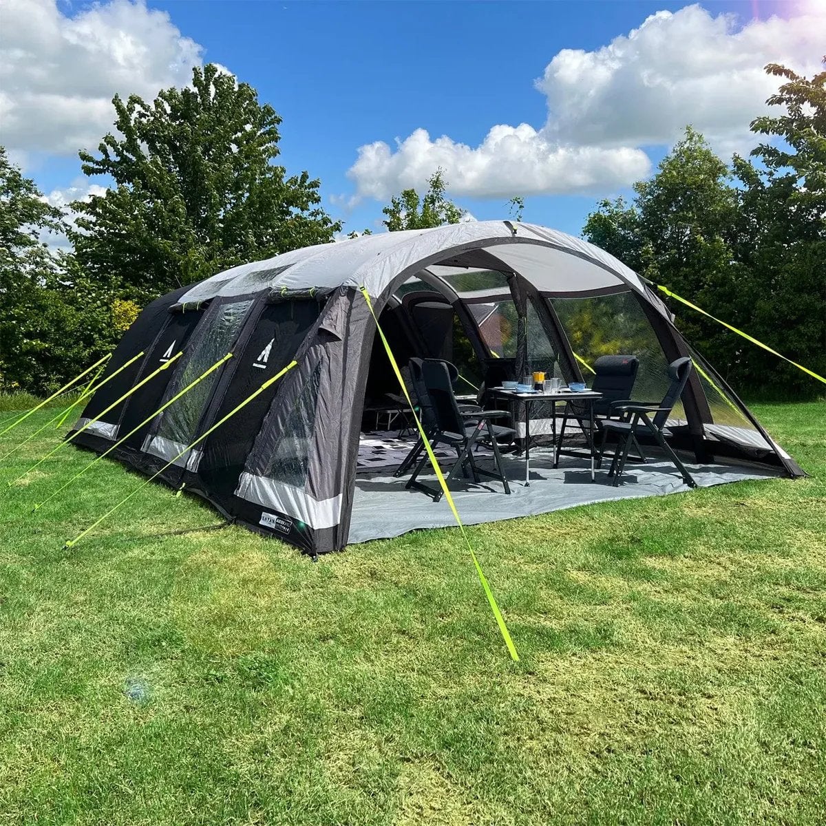Kwaliteit tent opblaasbaar air tent met pomp en opblaasbare, Gebruikt, Khyam, Ophalen of Verzenden, Khyam