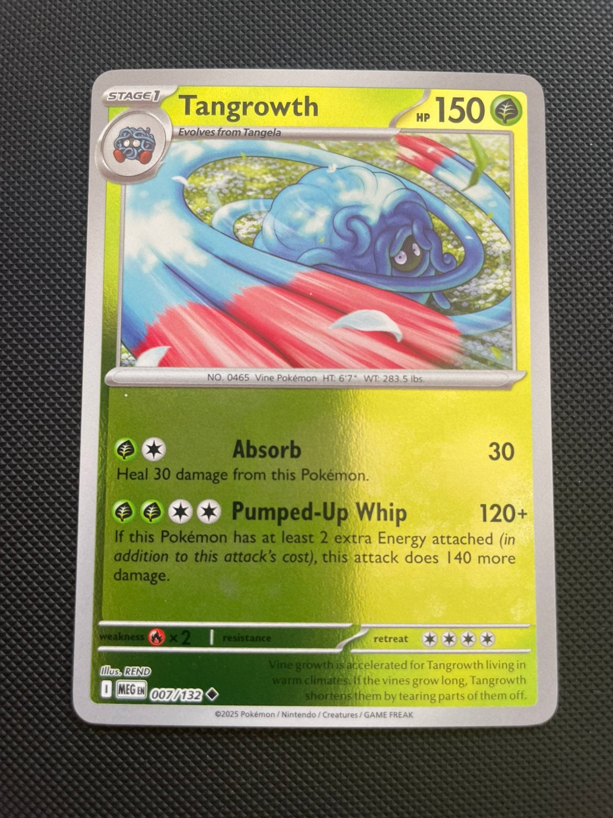 Tangrowth 007/132 Reverse Holo Mega Evolution Packfresh, Ophalen of Verzenden, Zo goed als nieuw