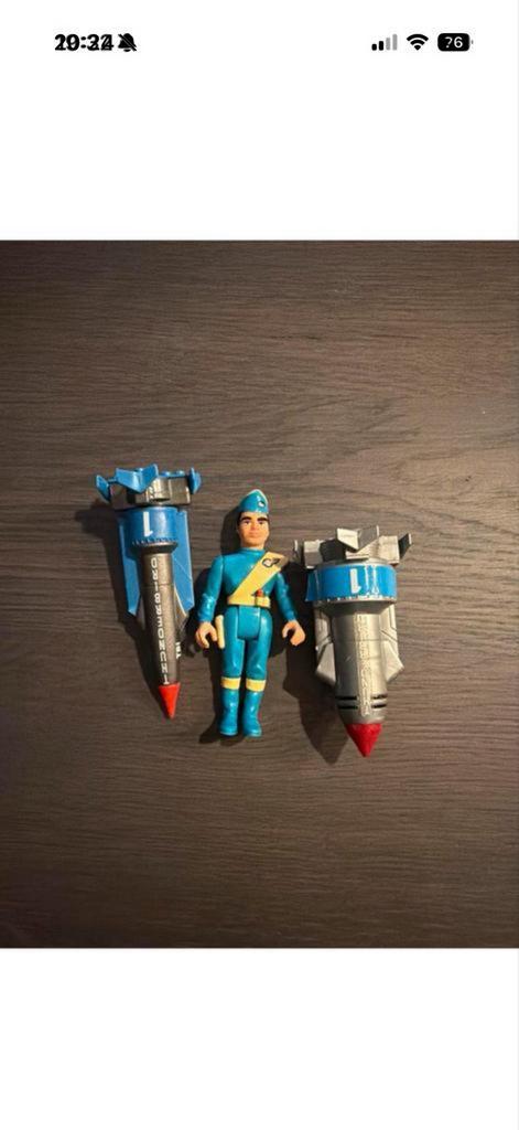 Thunderbirds actiefiguur met raketten, Ophalen of Verzenden, Gebruikt