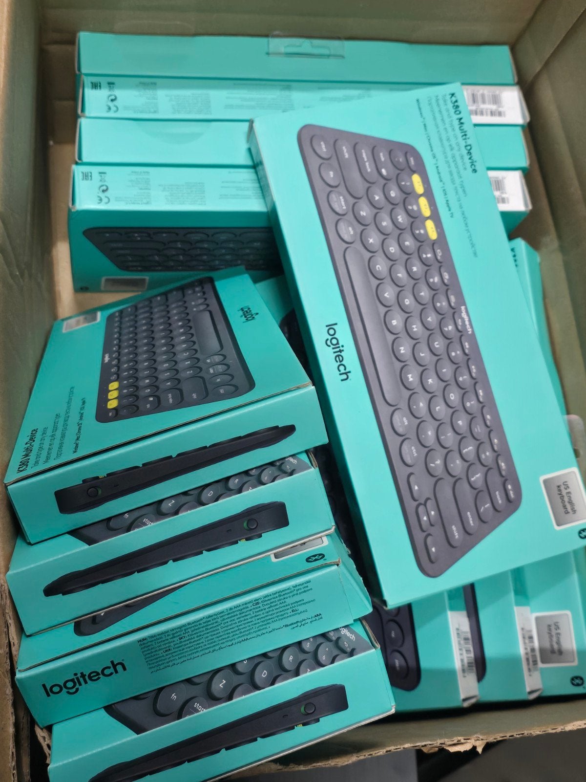 12x Logitech K380 multi device - draadloos toetsenbord nieuw, Ophalen of Verzenden