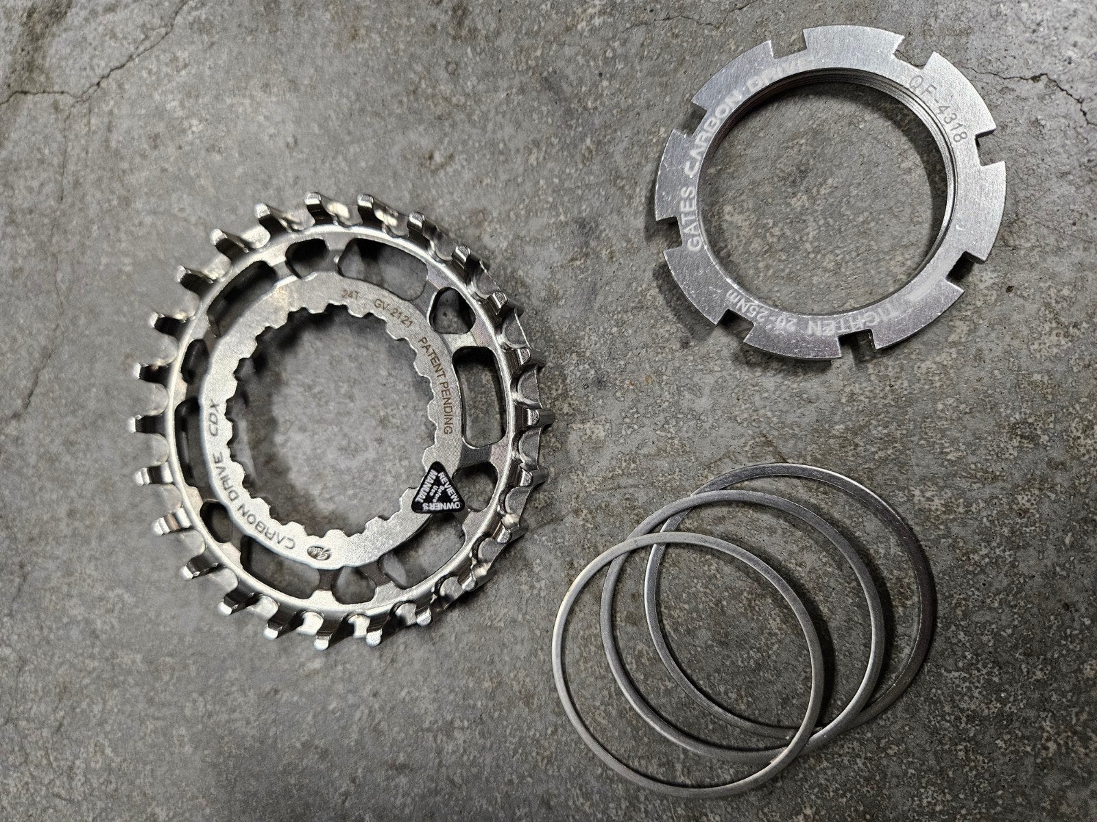 Gates Carbon Drive CDX 24T tandwiel voor Bosch, Elektrische fiets, Nieuw, Ophalen of Verzenden, Derailleur of Ketting