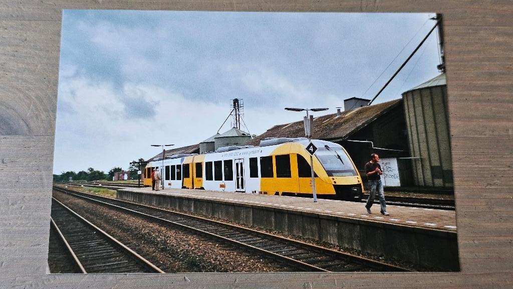 Foto TREIN Syntus Spoorwegen LINT, Verzamelen, Verzenden, Gebruikt, Trein, Overige typen
