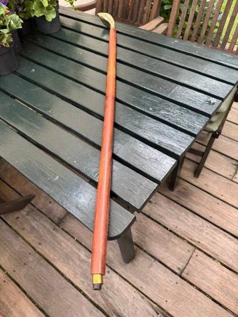 houten flaneer-wandelstok, COBRA, Ophalen of Verzenden, Zo goed als nieuw