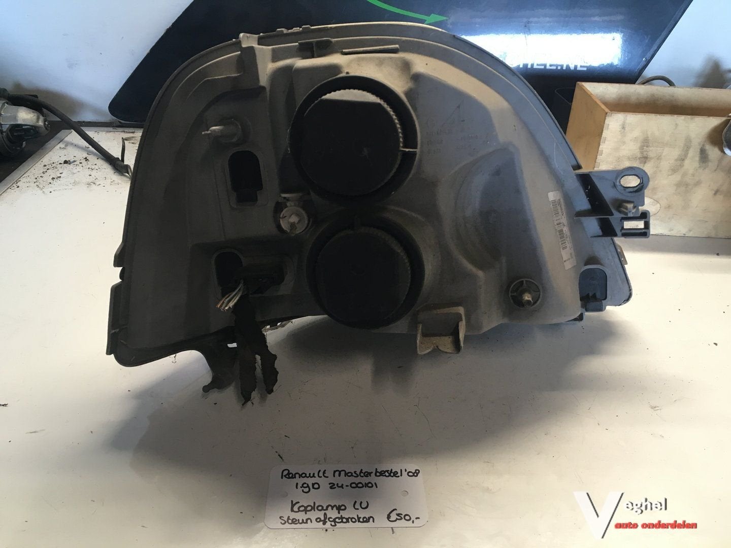 Renault Master Bestel 1.9 D 2400101 2008   Koplamp Links of, Auto-onderdelen, Verlichting, Gebruikt, -, -, Ophalen of Verzenden