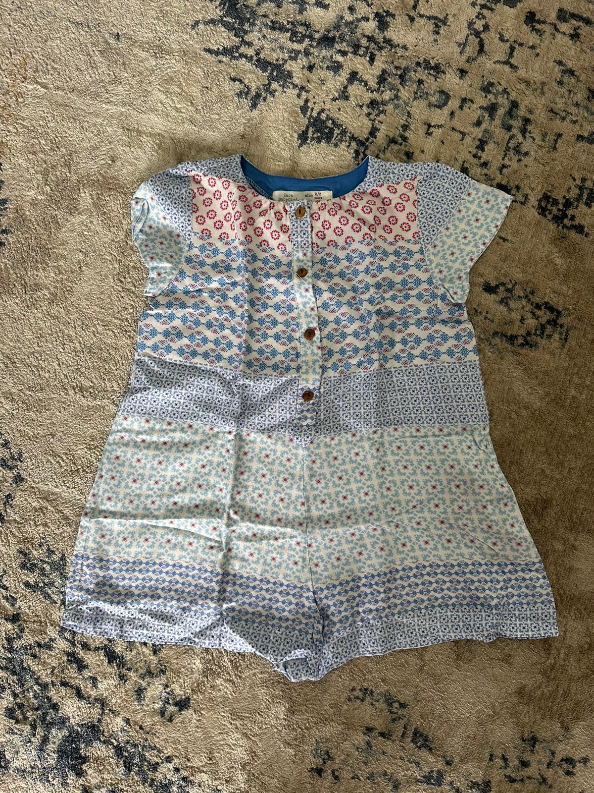 Schattige jumpsuit / salopette Zara maat 98, Ophalen of Verzenden, Zo goed als nieuw, Meisje, Jurk of Rok