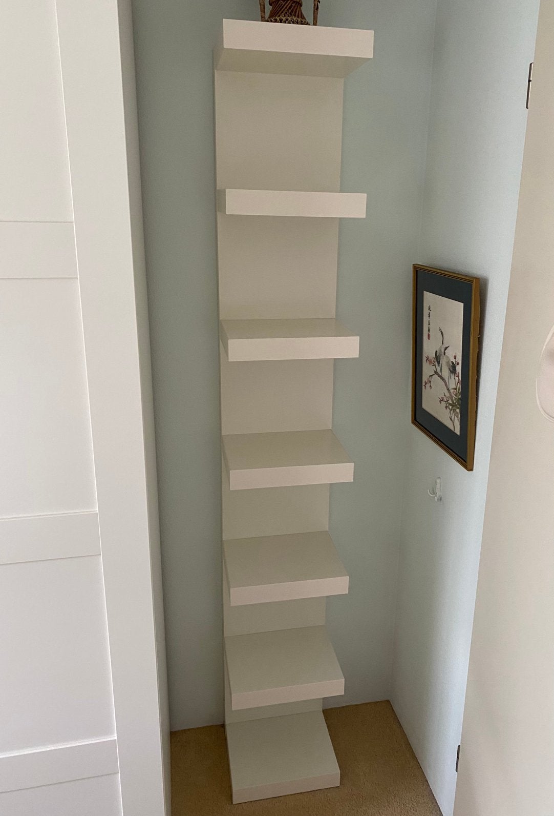 Ikea Lack wandrek wit, Ophalen, Zo goed als nieuw