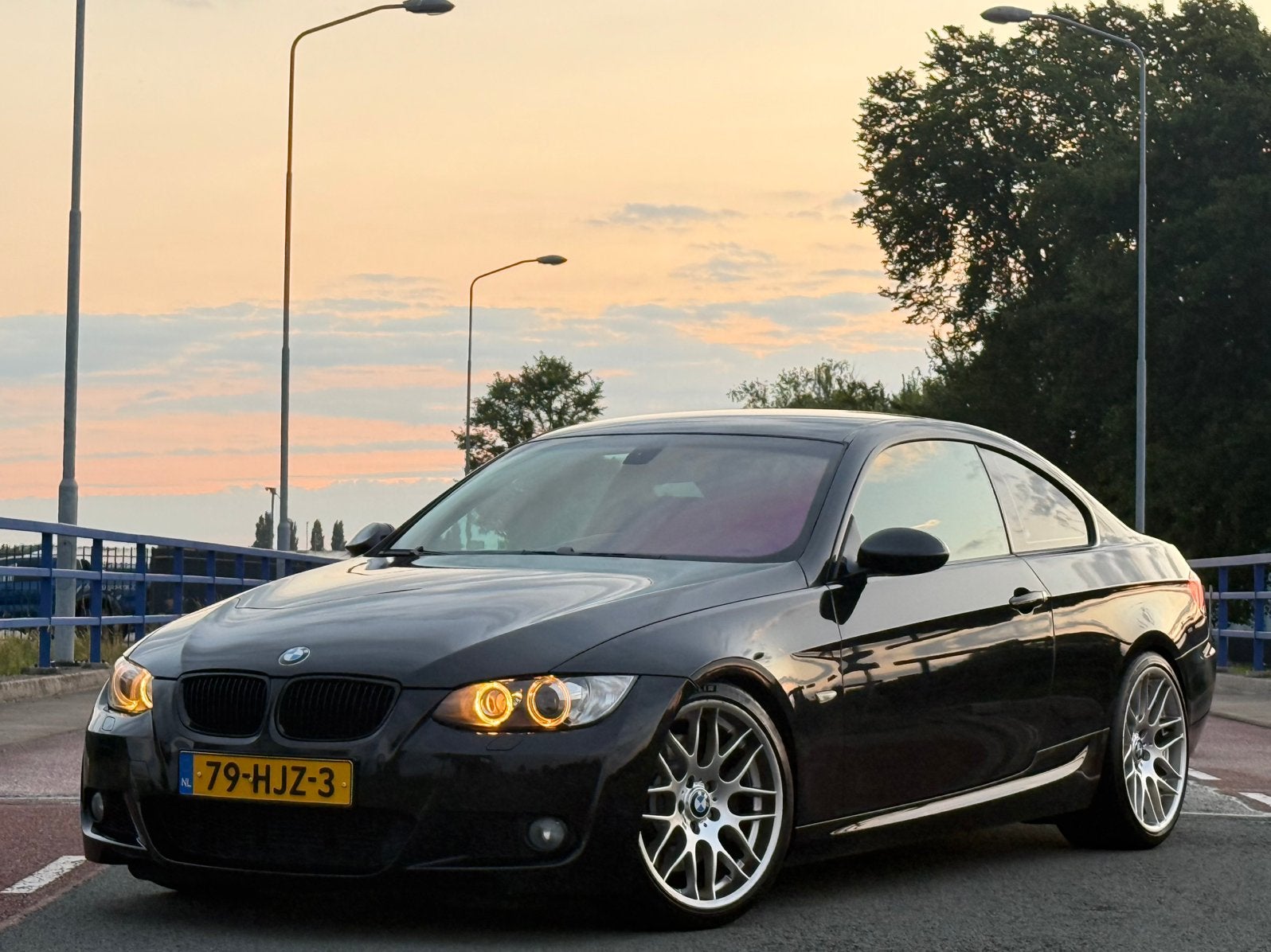 BMW 335i Coupe N54 DCT / M-Pakket / Org NL / CSL / Michelin, Auto's, BMW, Automaat, Achterwielaandrijving, Zwart, 4 stoelen