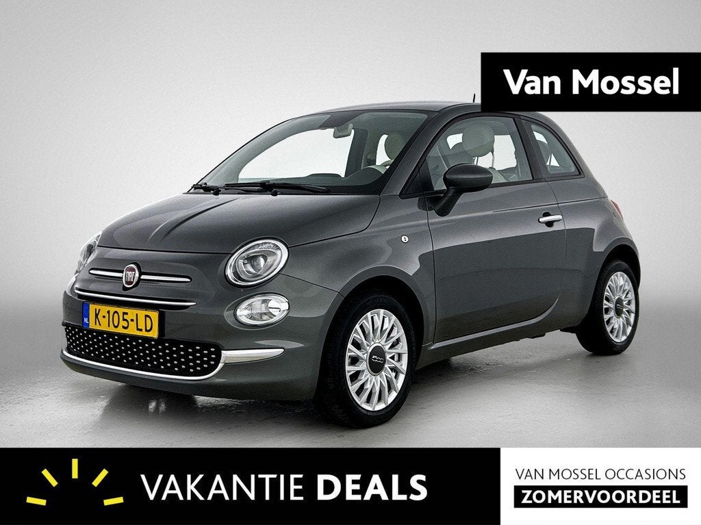 Fiat 500 1.0 Hybrid Lounge Airco | LMV | Bluetooth | PDC, Auto's, Fiat, Voorwielaandrijving, 12 maanden, Stof, Euro 6