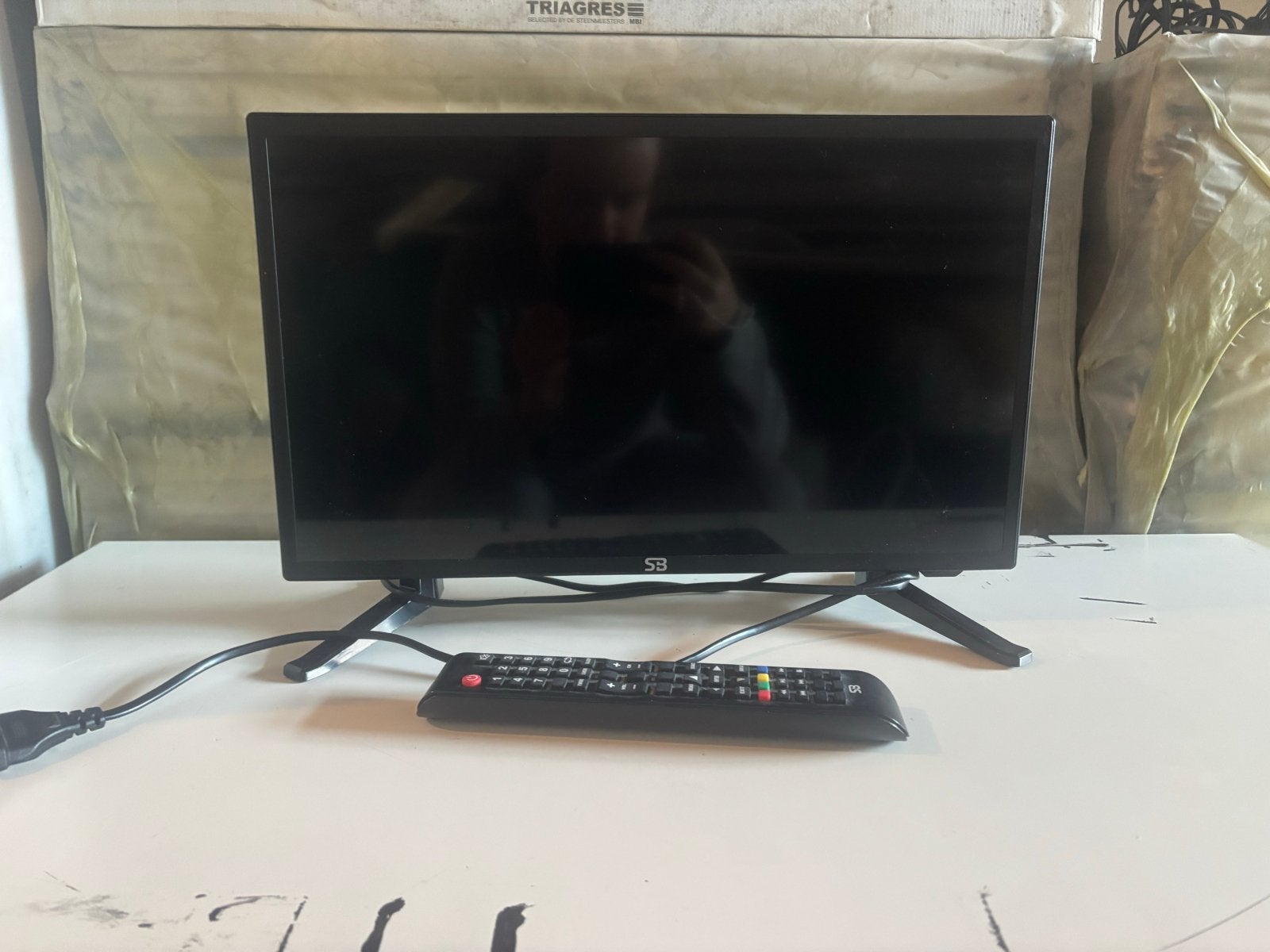 SB TV met afstandsbediening, Ophalen, Zo goed als nieuw, 40 tot 60 cm, Overige merken