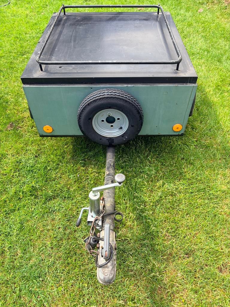 Compacte bagagewagen / aanhanger met imperiaal, Auto diversen, Aanhangers en Bagagewagens, Gebruikt, Ophalen