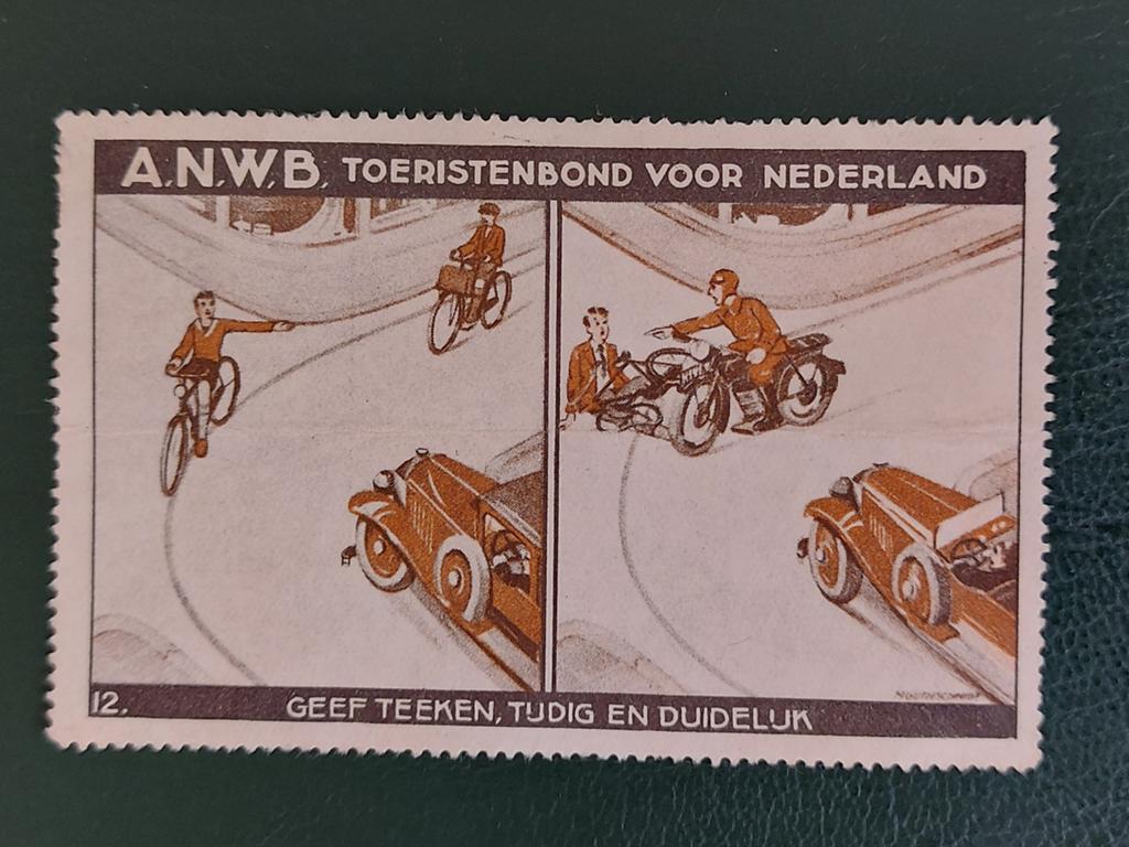 Sluitzegel ANWB - Auto Fiets Motor, Verzenden, Reclamebord