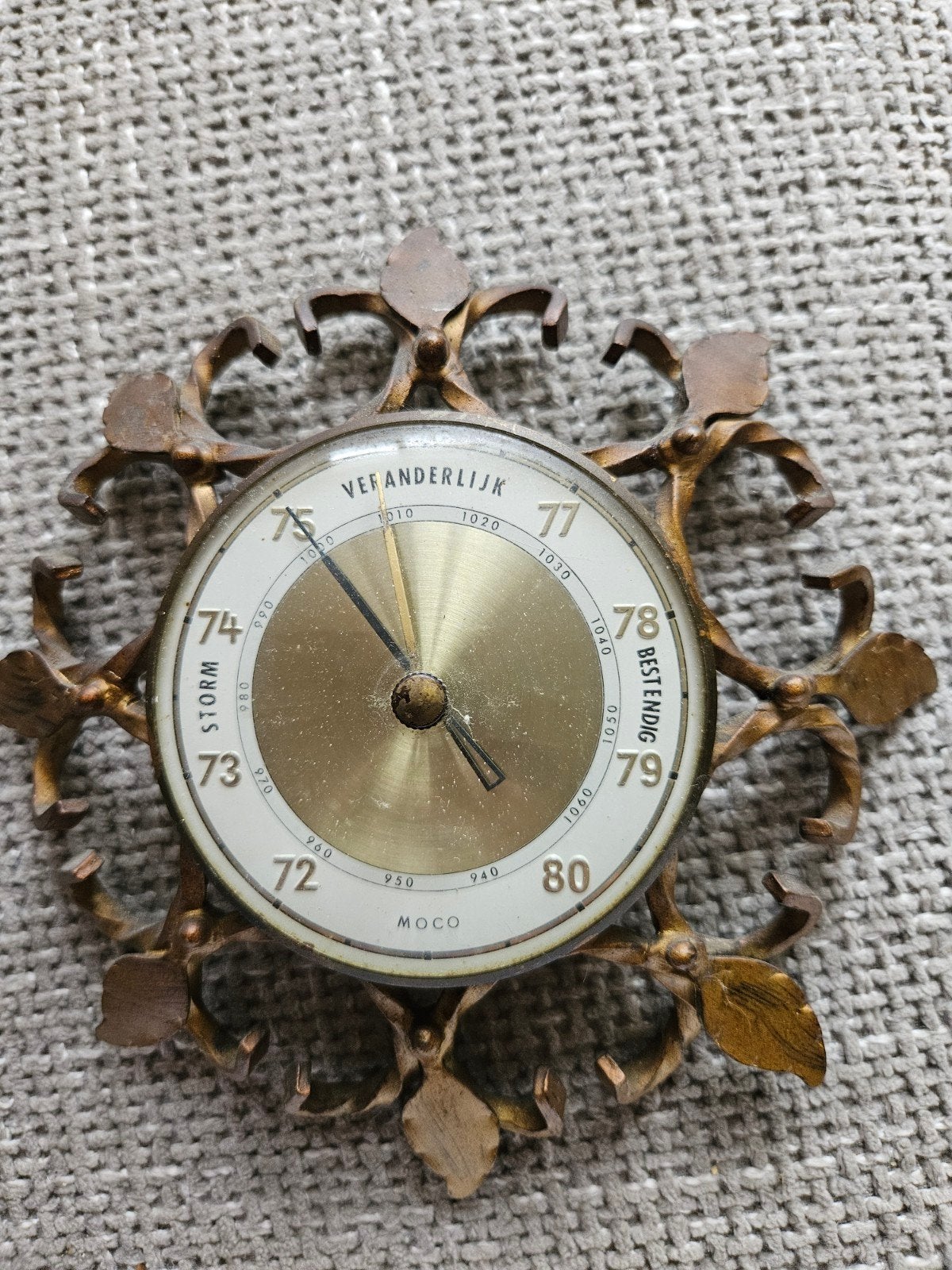 Barometer MOCO - Decoratief en Functioneel, Ophalen of Verzenden, Gebruikt, Barometer