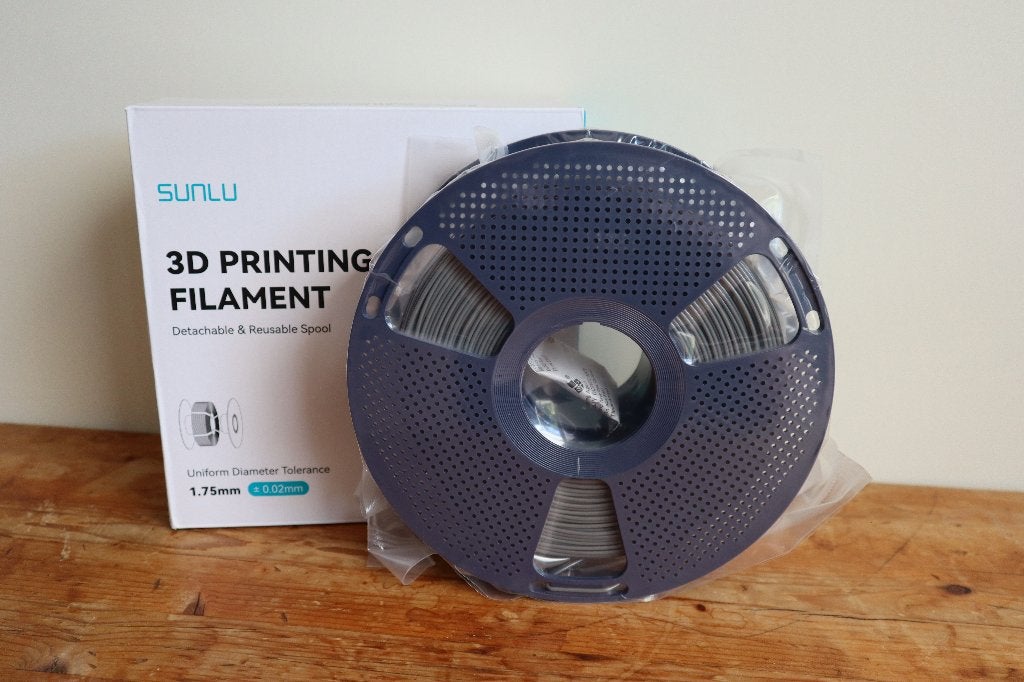 SUNLU GREY PETG 3D Printer Filament 1.75mm rol 1KG, Ophalen of Verzenden, Nieuw, Filamentrollen