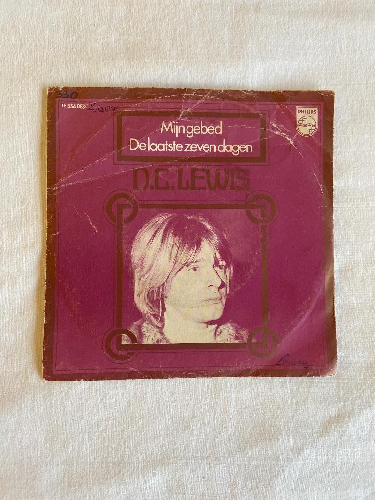 d.c. lewis - mijn gebed, Cd's en Dvd's, Vinyl Singles, Ophalen of Verzenden, Gebruikt, Nederlandstalig