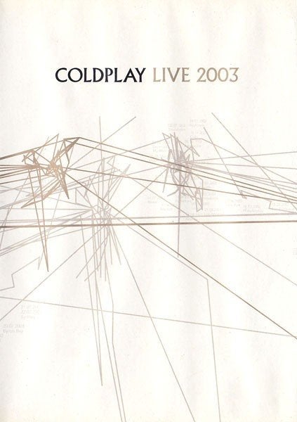 Coldplay Live 2003 DVD, Alle leeftijden, Ophalen of Verzenden, Gebruikt, Muziekvideo's