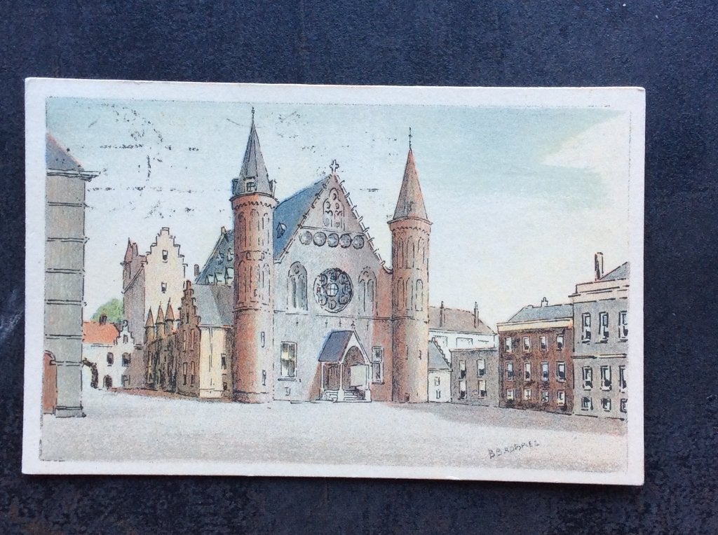 ‘s-Gravenhage, Binnenhof met Ridderzaal, Verzamelen, Ophalen of Verzenden, 1980 tot heden, Gelopen, Zuid-Holland