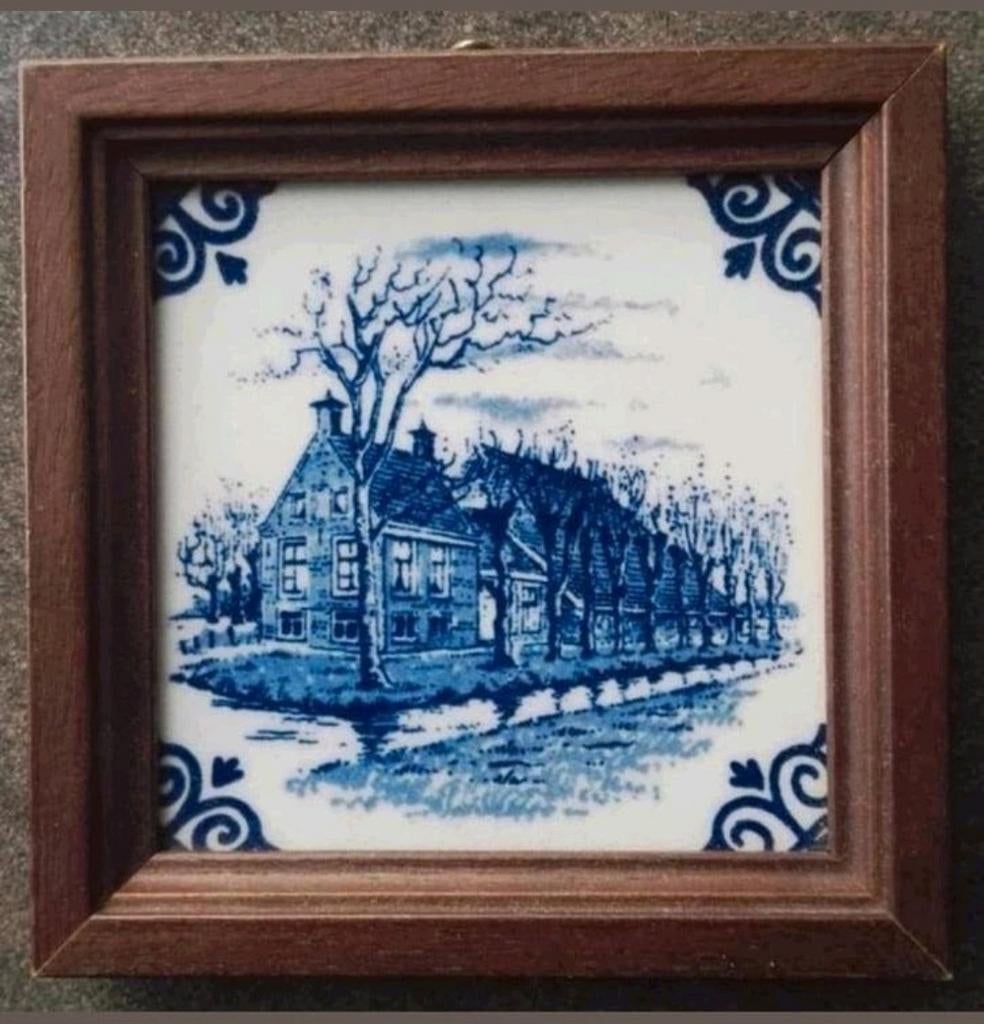 Tegeltje Friese kop-hals-rompboerderij (Melkunie, 1983), Ophalen of Verzenden