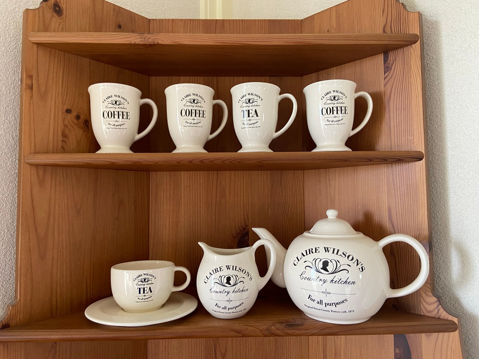 Claire Wilson's Country Kitchen Servies - Koffie & Thee, Ophalen, Overige merken, Keramiek, Landelijk/Boerenbont