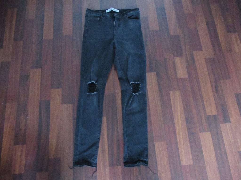 Primark zwarte spijkerbroek. Stretch. Maat 38, Primark, Zwart, Ophalen of Verzenden, Zo goed als nieuw