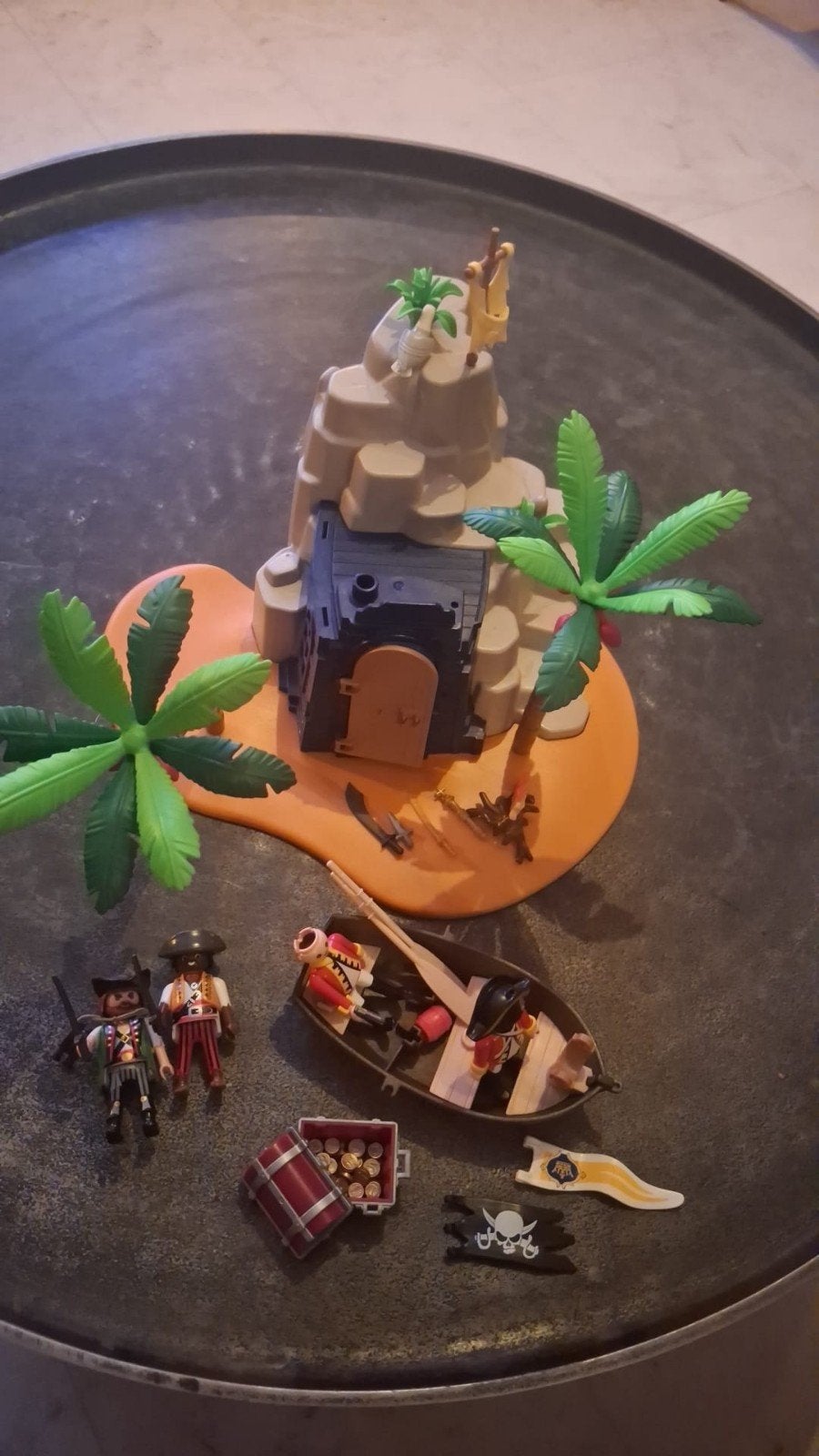 Playmobil Pirateneiland met schatkist en figuren, Ophalen, Gebruikt, Jongen of Meisje