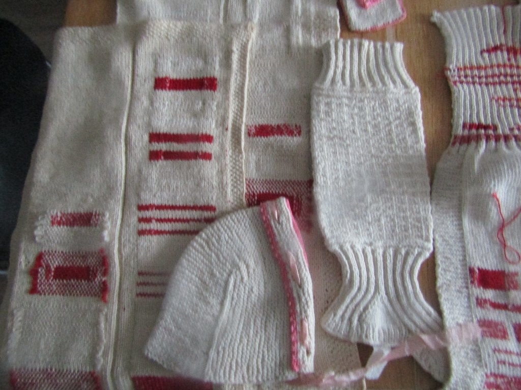 14 stuks antieke handwerken. mazen - stoppen enz, Overige typen, Textiel, Nieuw, Ophalen of Verzenden